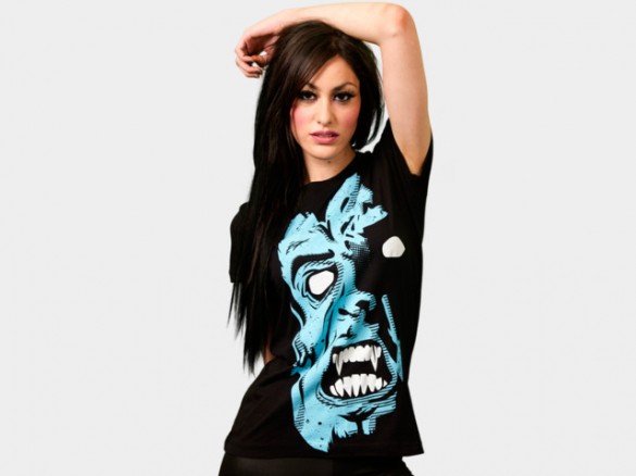 Fear Custom T-shirt Design Girl Front