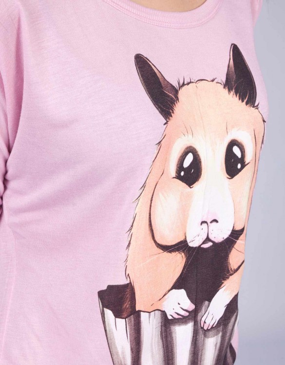 Hamster in a cupcake t-shirt design Custom Tee Design