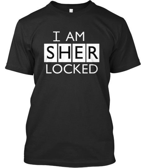 I am Sherlocked custom t-shirt design