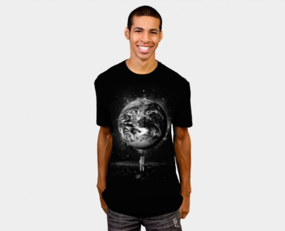 Man on the Moon Custom T-shirt Design