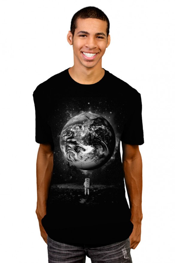 Daily Tee: Man on the Moon t-shirt design by DBH Collective Artist ...