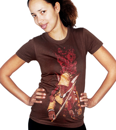 Noisy Detective Custom T-shirt Design Girl