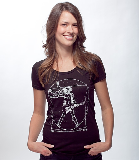 Da Vinci Rock Man Custom T-shirt Design Girl 1