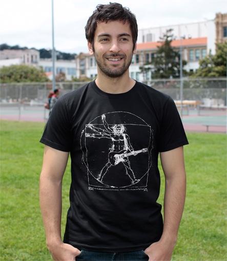 Da Vinci Rock Man T-shirt Design Boy