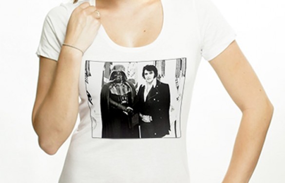 Elvis Meets Vader T-shirt Design Girl 1