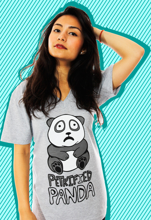 Petrified Panda (Women) CUstom T-shirt Design