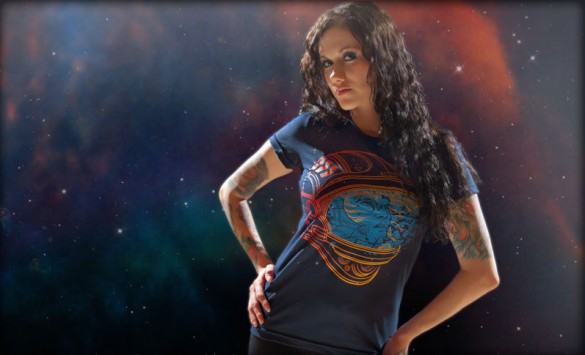 Shatter Space Custom T-shirt Design Girl