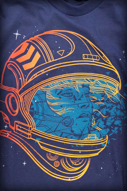 Shatter Space Custom T-shirt Design