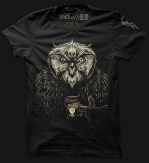 WISEST OWL Custom T-shirt Design
