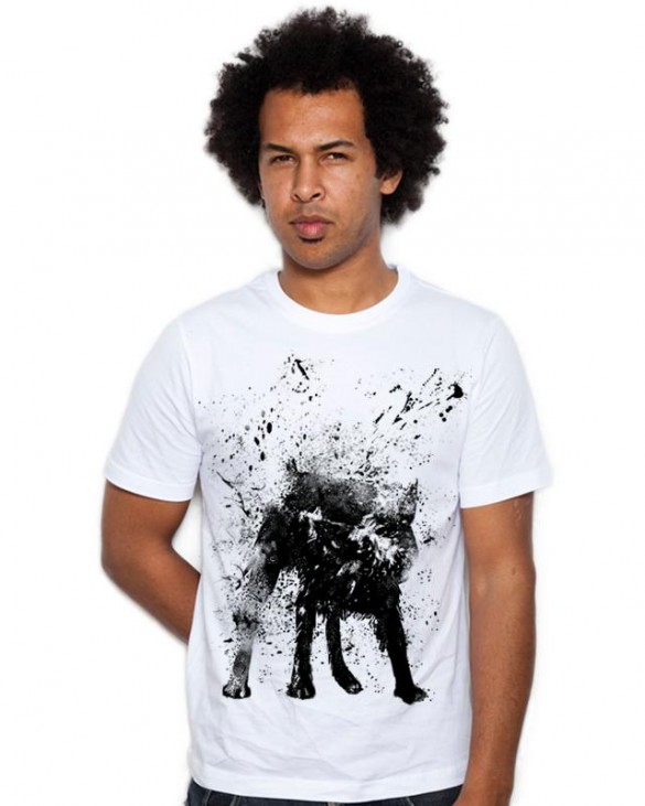 Wet Dog custom t-shirt design