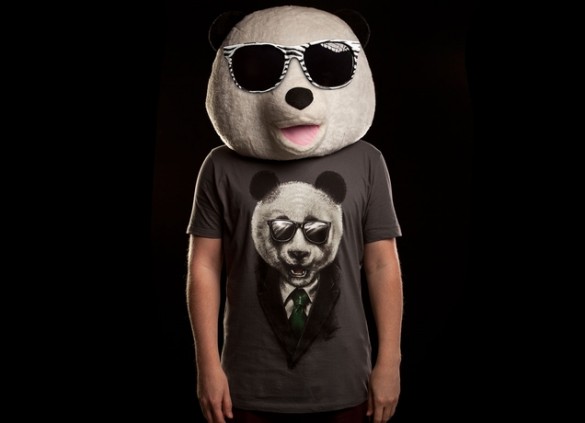 Agent Panda design by Jerry Maninang Custom t-shirt design