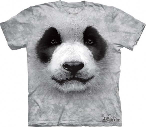 Big Face Panda t-shirt design from The Mountain
