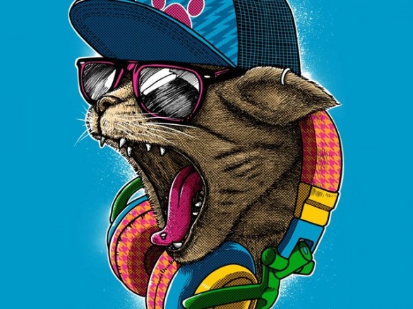Daily Tee Cool & Wild t-shirt design by by dzeri29 from manila, Philippines Tee design