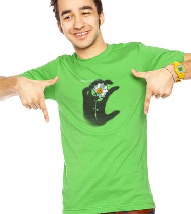 Daily Tee He loves you, I swear - tee shirt design by Wirdou 1