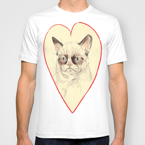 Grumpy Cat Love Custom T-shirt Design boy