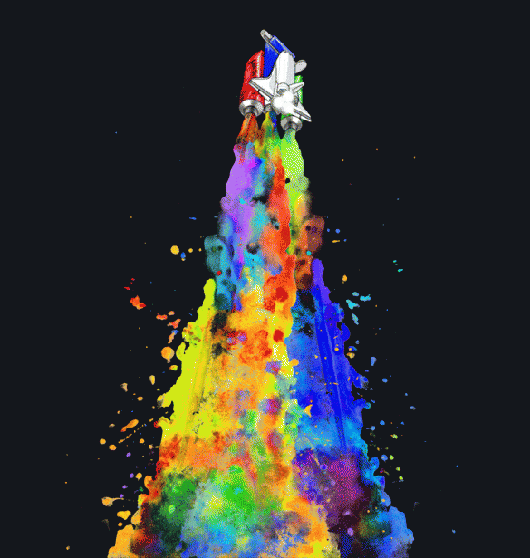 Space Needs Color custom t-shirt design by Arteaga Sabaini