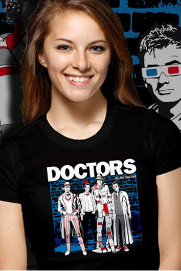 THE DOCTORS - Hey! Ho! Time Lord! Tee Design