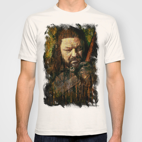 Daily Tee Ned Stark t-shirt design by Sirenphotos front