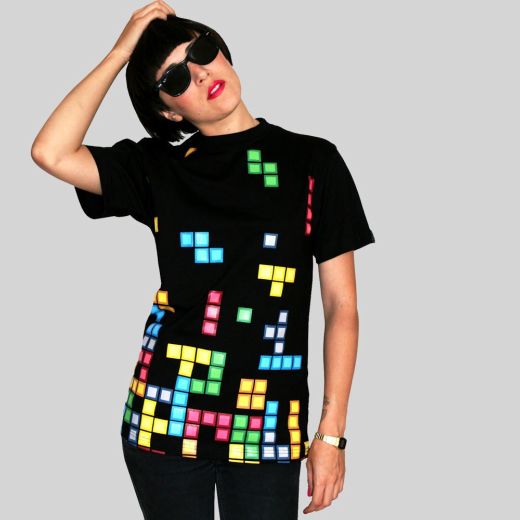 Daily Tee Tetris t-shirt design from technabob.com girl