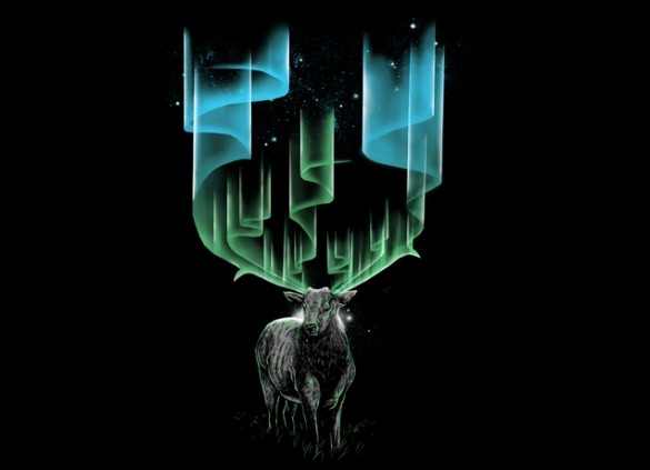 Deer Aura t-shirt design by bokien t-shirt design
