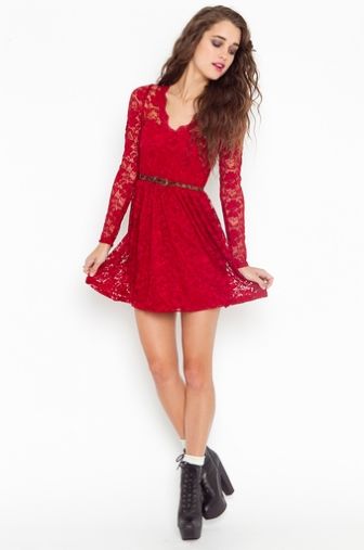 Rosalind Lace Dress from nastygal front