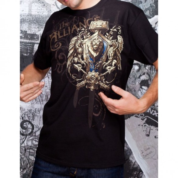 World of Warcraft Alliance t-shirt design boy