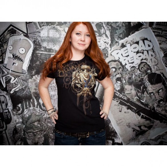 World of Warcraft Alliance t-shirt design girl design front