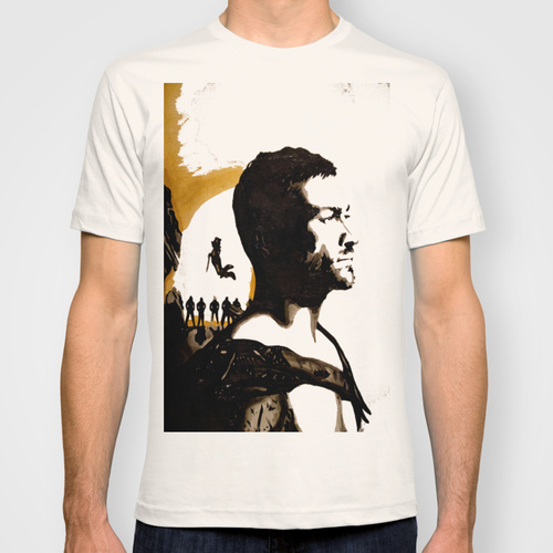 Andy Whitfield Spartacus Tribute custom t-shirt design by ArtbyNathanFreeman boy