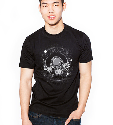 Daily Tee Black Hole custom t-shirt design by digitalorgasm boy