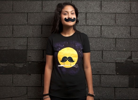 Daily Tee MoonStacheDesign by Lim Heng Swee 