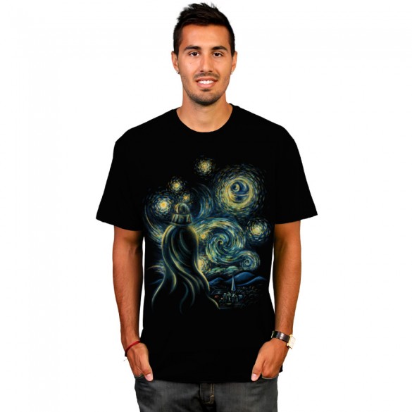 Starry Night custom t-shirt design by buko boy