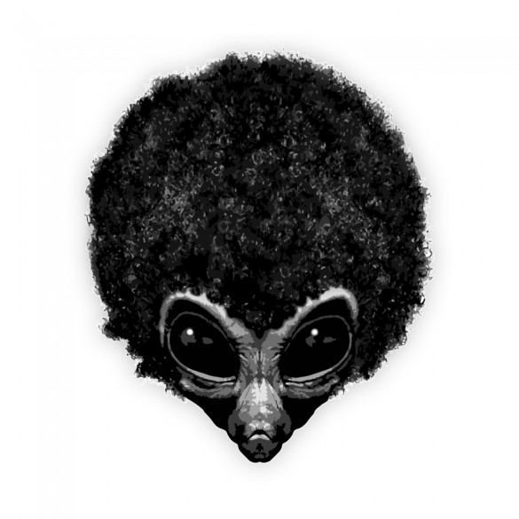Daily Tee Afro Alien custom t-shirt design by Adamlawless design