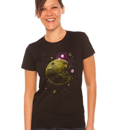 Pacmoon custom t-shirt design by georgeslemercenaire girl
