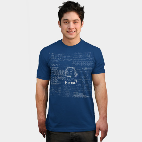 E equals mc2 T-shirt Design by omdesignz man - Copy
