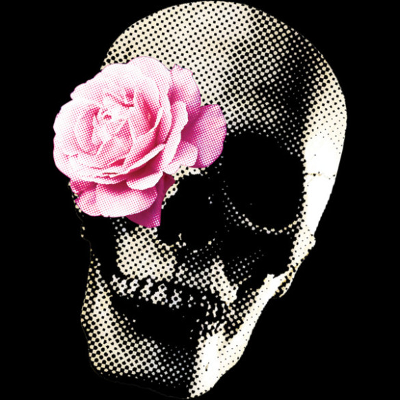 Flower Skull T-shirt Design by vansparrow design