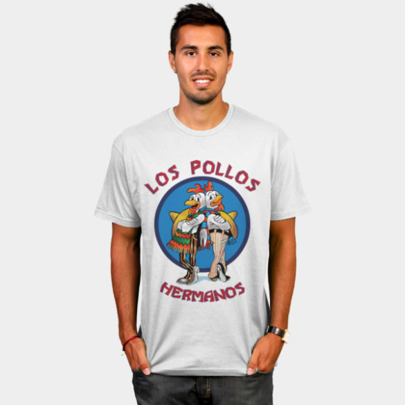 Los Pollos Hermanos T-shirt Design by erzoArt man