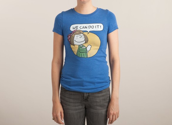 POWER TO THE PEANUTS T-shirt Design by John MacDougall woman