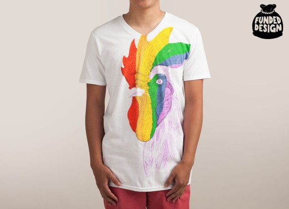 ROOSTER PRIDE Design by Christopher Cerrato Man tee