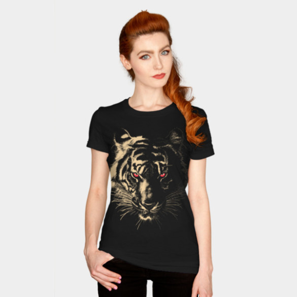 Story of the Tiger T-shirt Design  woman