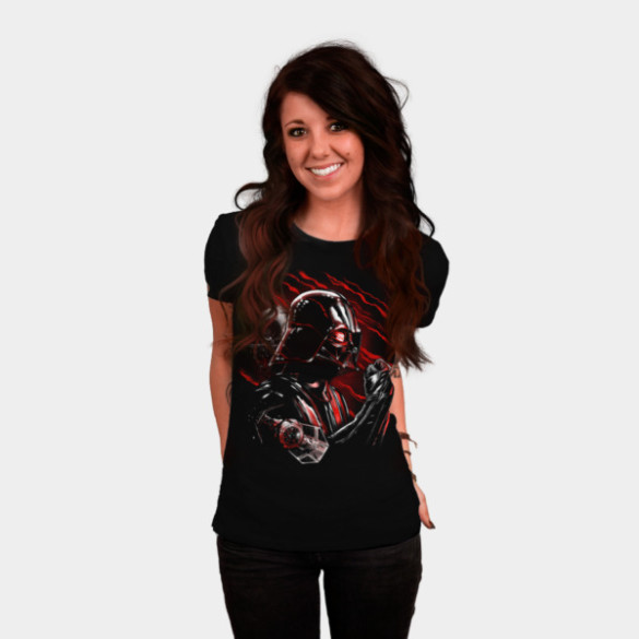 Wrath of Darth Vader T-shirt Design by by StarWars woman tee