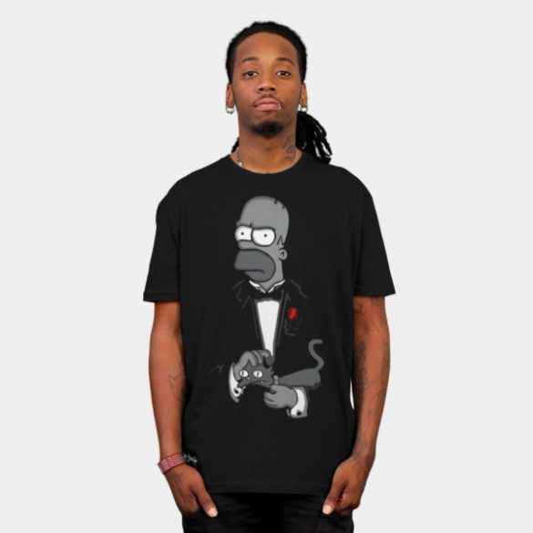 The Father T-shirt Design by Melonseta man tee