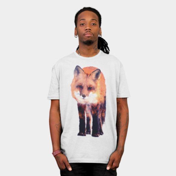 Fox T-shirt Design by Carli man tee