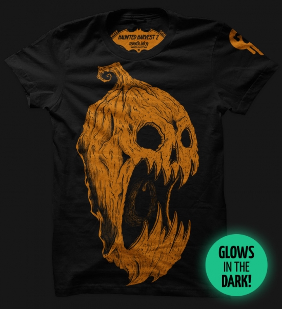 HAUNTED HARVEST 2 - GLOWS! T-shirt Design t-shirt