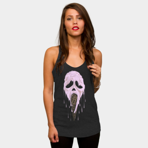 I Scream T-shirt Design by uwanlibner woman t-shirt