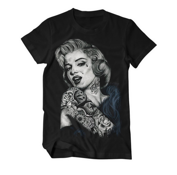 INKED IKONS Marilyn Monroe T-shirt Design