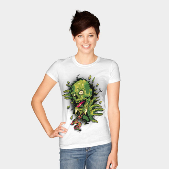 It's Toxic! T-shirt Design by vincentrogel woman tee