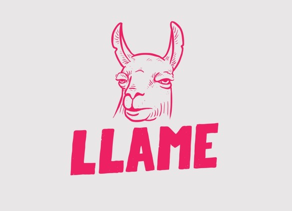LLAME T-shirt Design by Mathijs Vissers main design