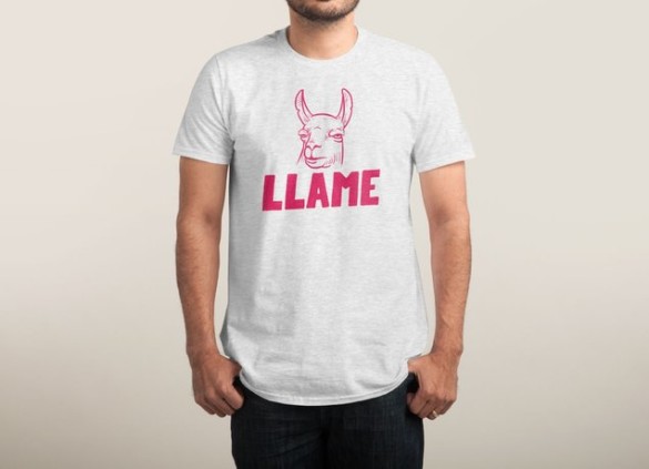 LLAME T-shirt Design by Mathijs Vissers man tee