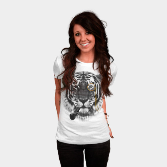 Mr. Tiger T-shirt Design by chetan woman tee
