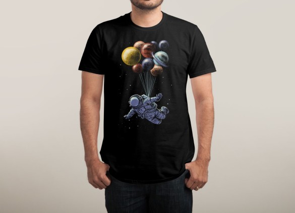 SPACE TRAVEL T-shirt  Design by CARBINE man tee